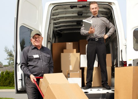 Man with van vehicle for local moving services in Holland Park