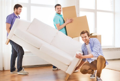 Office furniture pick-up for a Holland Park commercial premises