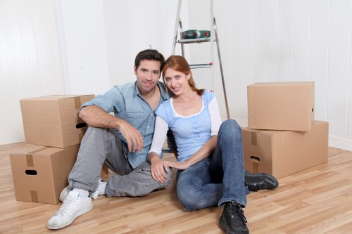 Local removals vehicle serving homes and businesses in Holland Park