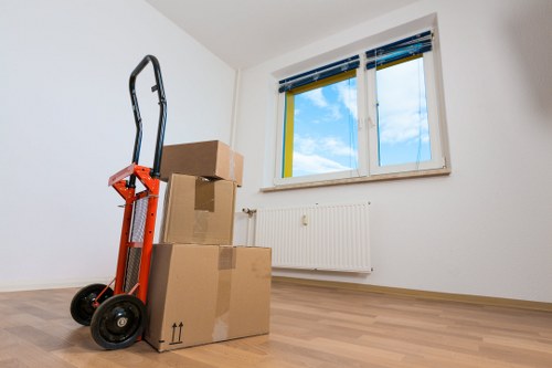 Professional piano delivery to a home in Holland Park